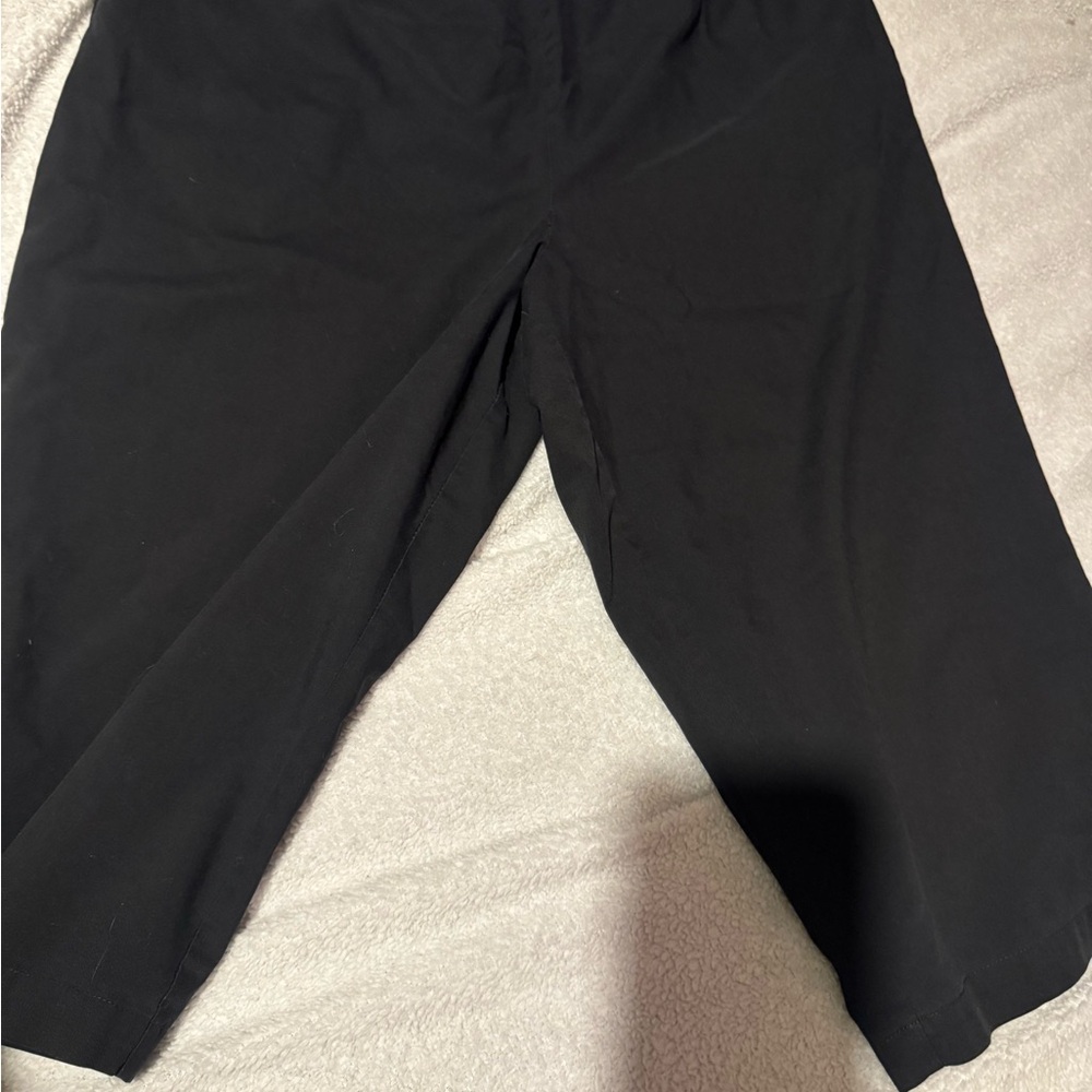 Black Wide-Leg Pants